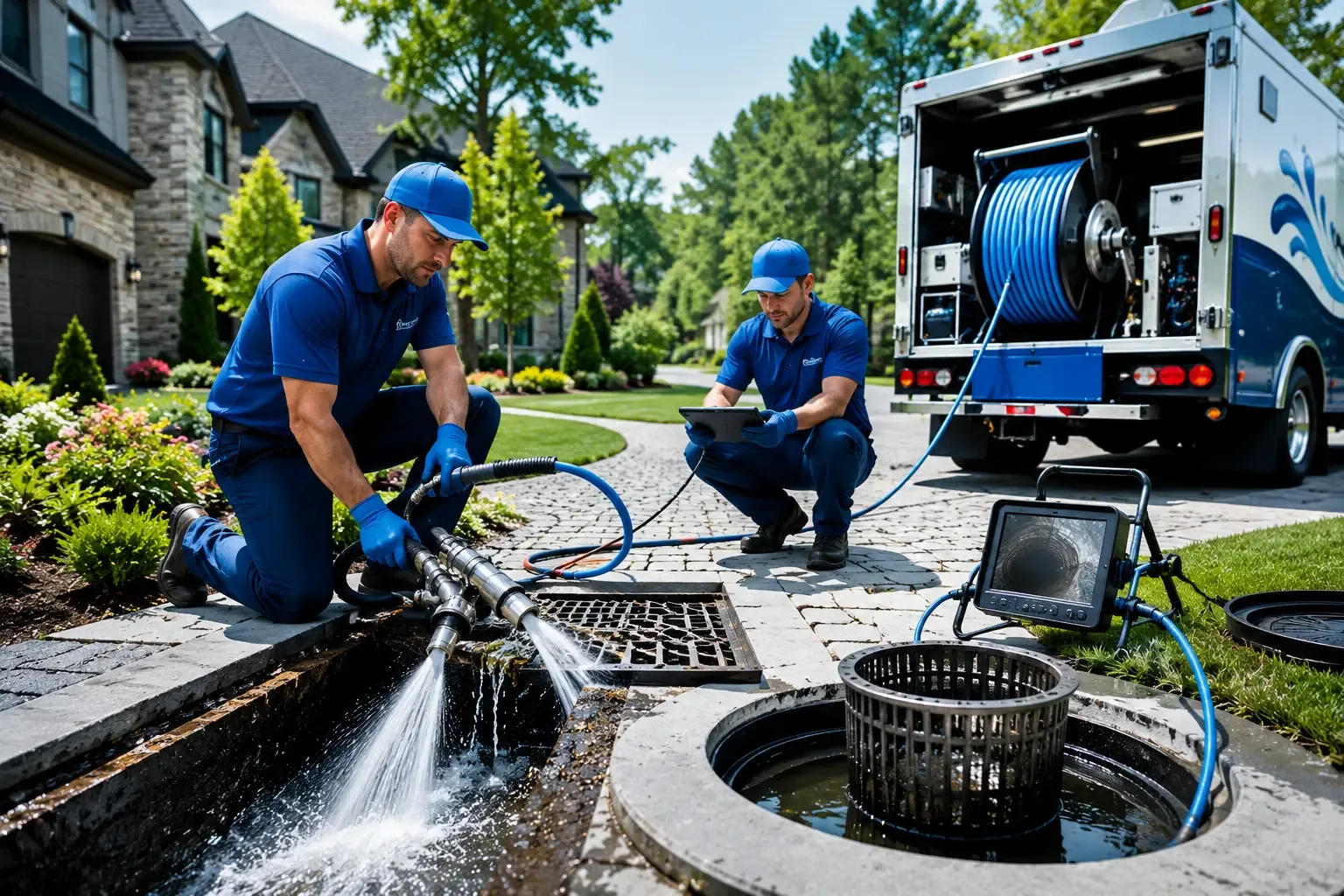 Local outdoor drain cleaning professionals in Evans, WV